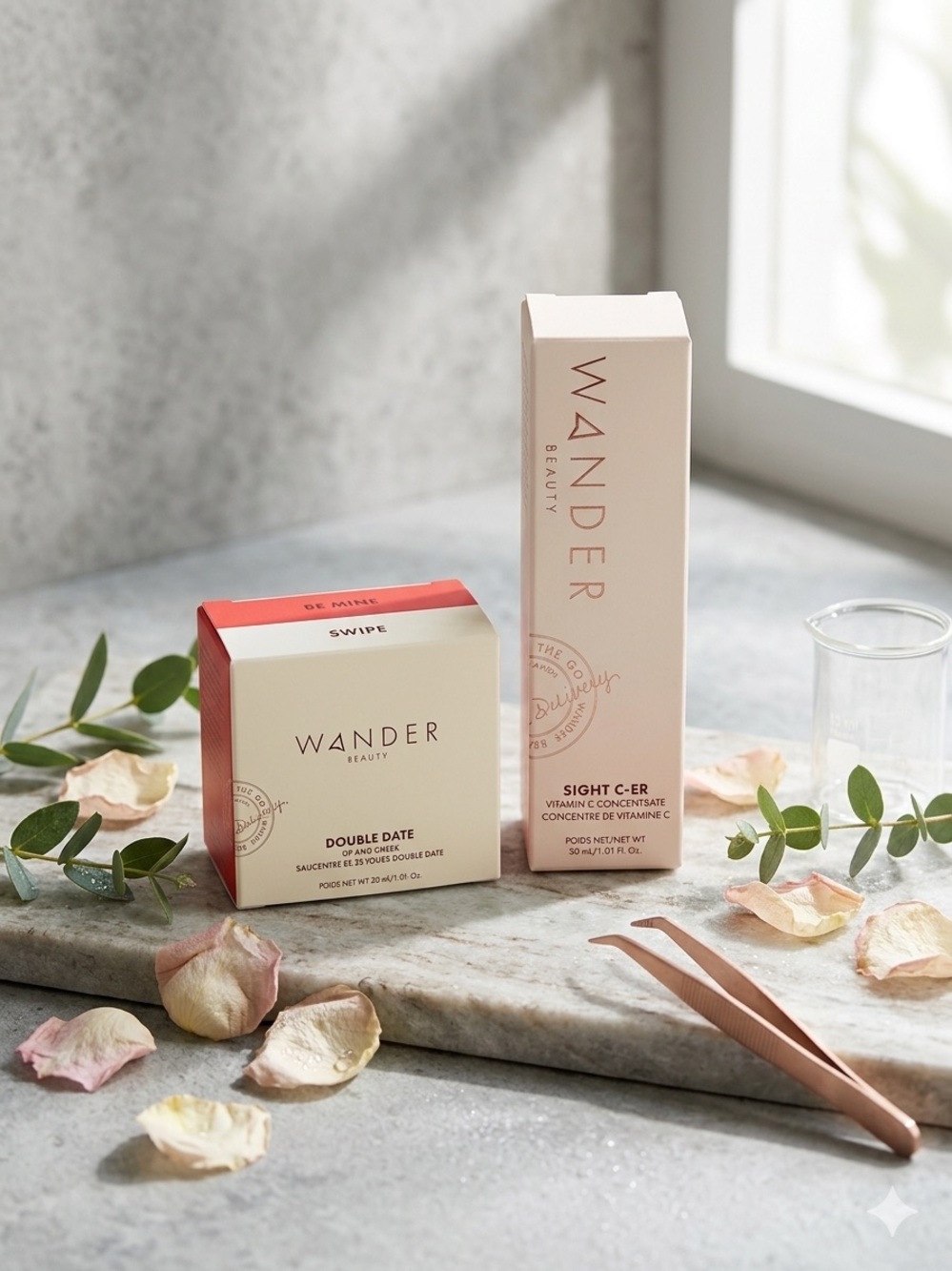 Wander Beauty Double Date & Sight C-Er Set - Blush & Cream
